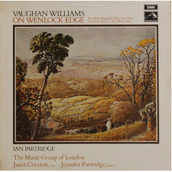 Ralph Vaughan Williams / Ian Partridge / The Music Group Of London / Janet Craxton / Jennifer Partridge On Wenlock Edge Vinyl LP USED