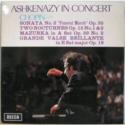 Vladimir Ashkenazy / Frédéric Chopin Ashkenazy In Concert Vinyl LP USED