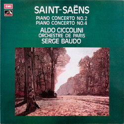 Camille Saint-Saëns / Aldo Ciccolini / Orchestre De Paris / Serge Baudo Piano Concerto No. 2 / Piano Concerto No. 4 Vinyl LP USED