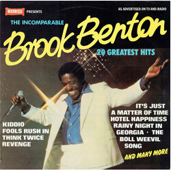 Brook Benton The Incomparable Brook Benton Vinyl LP USED