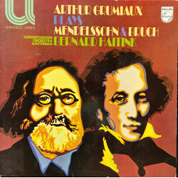 Arthur Grumiaux Arthur Grumiaux Plays Mendelssohn & Bruch Vinyl LP USED