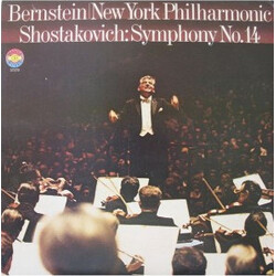 Dmitri Shostakovich / Leonard Bernstein / The New York Philharmonic Orchestra Symphony No. 14 Vinyl LP USED