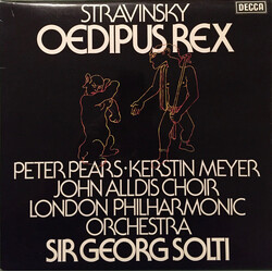 Igor Stravinsky / John Alldis Choir / John Alldis / The London Philharmonic Orchestra / Georg Solti Oedipus Rex Vinyl LP USED