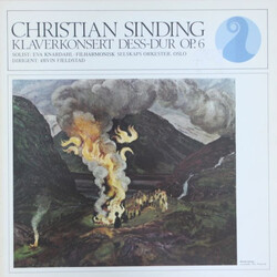 Christian Sinding / Eva Knardahl / Filharmonisk Selskaps Orkester / Øivin Fjeldstad Klaverkonsert Dess-Dur Op. 6 Vinyl LP USED