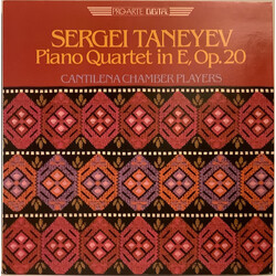 Sergey Ivanovich Taneyev / Cantilena Chamber Players Piano Quartet In E, Op. 20 Vinyl LP USED