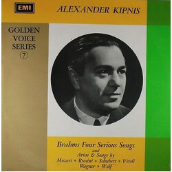 Alexander Kipnis Brahms Four Serious Songs and Arias & Songs by Mozart, Rossini, Schubert, Verdi, Wagner, Wolf Vinyl LP USED