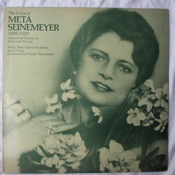 Meta Seinemeyer / Das Orchester Der Staatsoper Berlin / Chor Der Staatsoper Berlin / Frieder Weissmann The Voice Of Meta Seinemeyer (1895-1929) (Arias