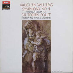 Ralph Vaughan Williams / Sir Adrian Boult / New Philharmonia Orchestra Symphony No. 4 / Norfolk Rhapsody No. 1 Vinyl LP USED