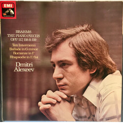 Johannes Brahms / Dmitri Alexeev Three Intermezzi, Op. 117 / Six Pieces, Op. 118 / Four Pieces, Op. 119 Vinyl LP USED