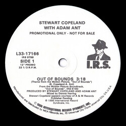 Stewart Copeland / Adam Ant Out Of Bounds Vinyl 12" USED