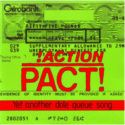 Action Pact Yet Another Dole Queue Song Vinyl 7" USED