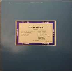 Jascha Heifetz Jascha Heifetz Volume IV Vinyl LP USED