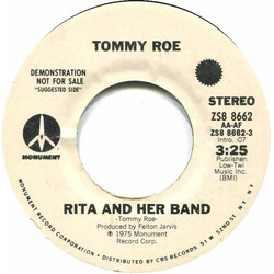 Tommy Roe Rita And Her Band USED VINYL 7INCH 45 RPM PROMO SINGLE