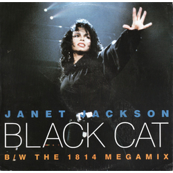 Janet Jackson Black Cat Vinyl 12" USED