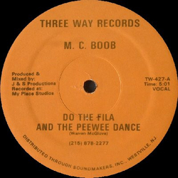 MC Boob Do The Fila And The Peewee Dance Vinyl 12" USED