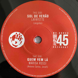 Lafayette (5) / Marisa Rossi (3) Sol De Verão / Quem Vem Lá Vinyl 7" USED