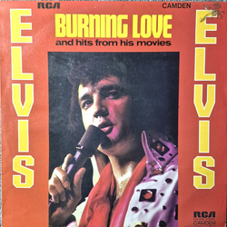 Elvis Presley Burning Love And Hits From His Movies Vinyl LP USED