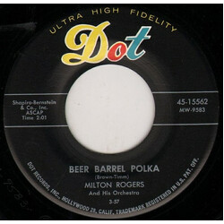 Milton Rogers And His Orchestra Beer Barrel Polka / Dear To Me USED VINYL 7INCH 45 RPM