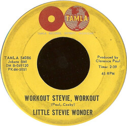 Stevie Wonder Workout Stevie, Workout / Monkey Talk USED VINYL 7INCH SINGLE 45 RPM