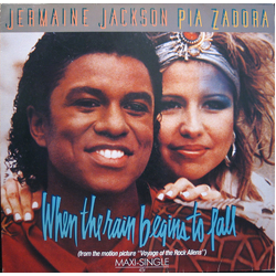 Jermaine Jackson / Pia Zadora When The Rain Begins To Fall Vinyl 12" USED