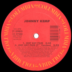 Johnny Kemp Just Got Paid Vinyl 12" USED