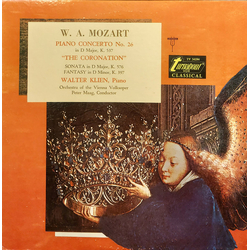 Wolfgang Amadeus Mozart / Walter Klien Piano Concerto No. 26 "The Coronation" Vinyl LP USED