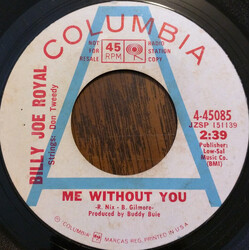 Billy Joe Royal Me Without You / Mama's Song USED VINYL 7INCH 45 RPM SINGLE PROMO