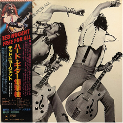 Ted Nugent Free-For-All Vinyl LP USED