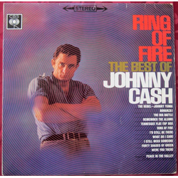 Johnny Cash Ring Of Fire The Best Of Johnny Cash Vinyl LP USED