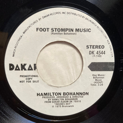 Hamilton Bohannon Foot Stompin Music Vinyl 7" USED