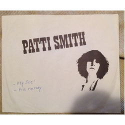 Patti Smith Hey Joe (Version) / Piss Factory Vinyl 7" USED