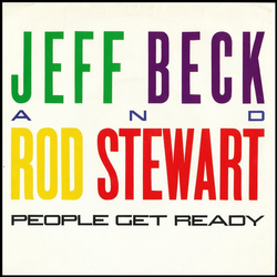 Jeff Beck / Rod Stewart People Get Ready Vinyl 7" USED