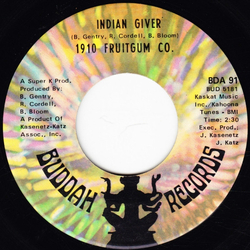 1910 Fruitgum Company Indian Giver Vinyl 7" USED