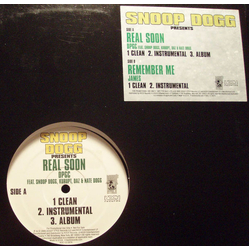 Snoop Dogg / D.P.G. (2) / Kurupt / Daz Dillinger / Nate Dogg / James (26) Real Soon / Remember Me Vinyl 12" USED