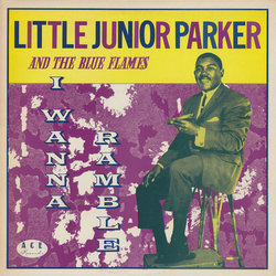 Little Junior's Blue Flames I Wanna Ramble Vinyl LP USED