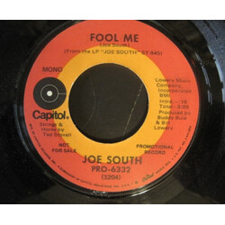Joe South Fool Me USED VINYL 7INCH 45 RPM PROMO STEREO MONO