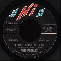 Ann Peebles I Can't Stand The Rain / I've Been There Before Vinyl 7" USED