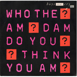 Boys Don't Cry Who The Am Dam Do You Think You Am? USED VINYL 12INCH