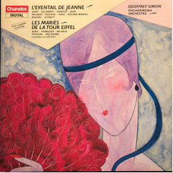 Various / Le Groupe Des Six / Geoffrey Simon / Philharmonia Orchestra French Ballets: L'Eventail De Jeanne And Les Mariés De La Tour Eiffel Vinyl LP U