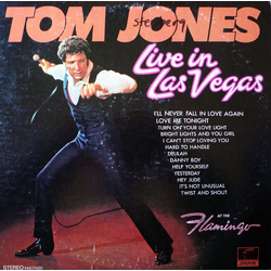 Tom Jones Live In Las Vegas Vinyl LP USED