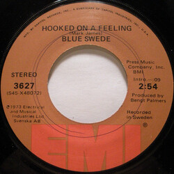 Blue Swede Hooked On A Feeling USED VINYL 7INCH 45 RPM SINGLE