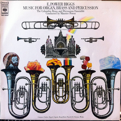 E. Power Biggs Music For Organ, Brass And Percussion Vinyl LP USED