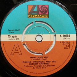 Dionne Warwick / Spinners Then Came You Vinyl 7" USED