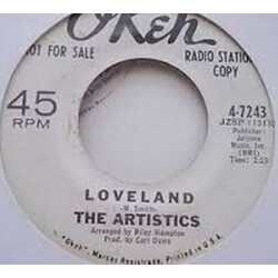 The Artistics Loveland / So Much Love In My Heart USED VINYL 7INCH 45 RPM SINGLE PROMO STYRENE