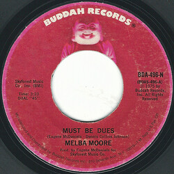 Melba Moore Must Be Dues / Natural Part Of Everything Vinyl 7" USED