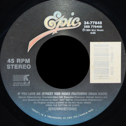Brownstone I Can't Tell You Why Vinyl 7" USED