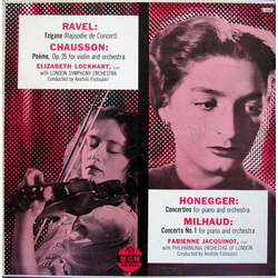 Elizabeth Lockhart (2) / London Symphony Orchestra / Fabienne Jacquinot / Philharmonia Orchestra / Anatole Fistoulari Tzigane / Poéme / Concertino / C