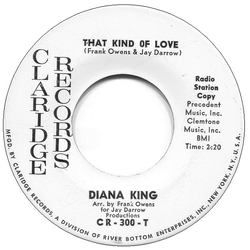 Diana King (4) That Kind Of Love Vinyl 7" USED
