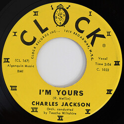 Chuck Jackson I'm Yours USED VINYL 7INCH 45 RPM SINGLE
