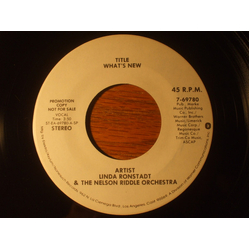 Linda Ronstadt / Nelson Riddle And His Orchestra What's New Vinyl 7" USED